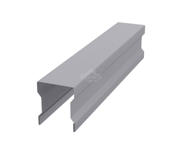 Планка для забора фигурная С21 Полиэстер RAL 7004