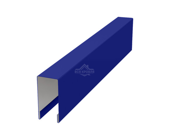 Планка для забора П-образная С8 Полиэстер RAL 5002