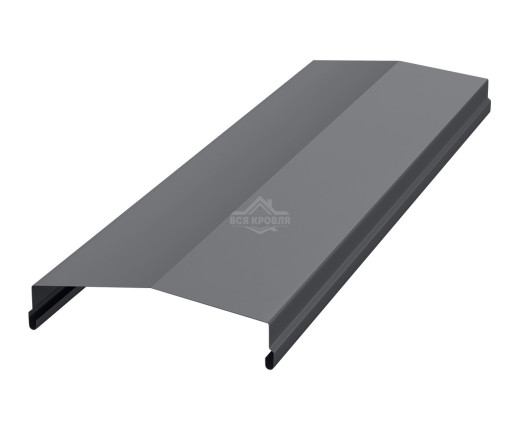 Парапет с домиком MAT двусторонний RAL 7024