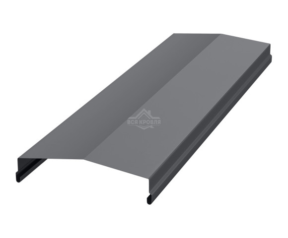 Парапет с домиком MAT двусторонний RAL 7024