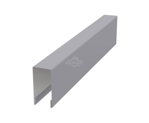 Планка для забора П-образная С8 Полиэстер RAL 7004