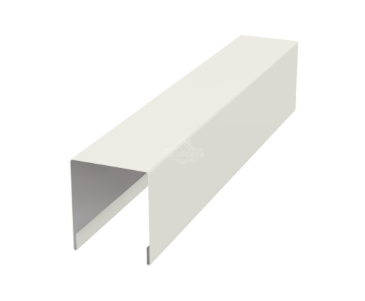 Планка для забора П-образная С20 Полиэстер RAL 9002