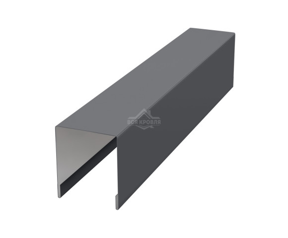 Планка для забора П-образная С21 Texture RAL 7024