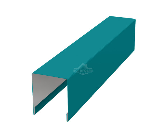 Планка для забора П-образная С20 Полиэстер RAL 5021