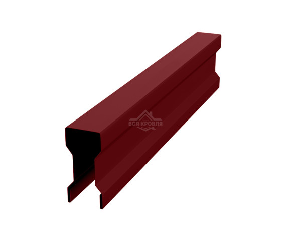 Планка для забора фигурная С8 Полиэстер RAL 3005