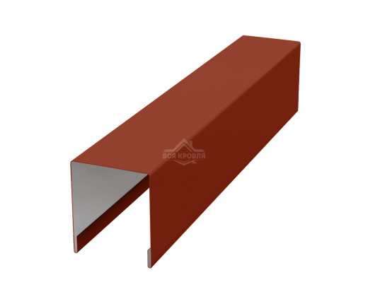 Планка для забора П-образная С21 Полиэстер RAL 3009