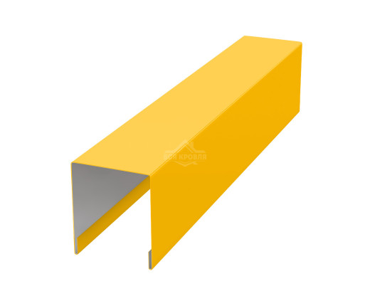 Планка для забора П-образная С21 Полиэстер RAL 1018