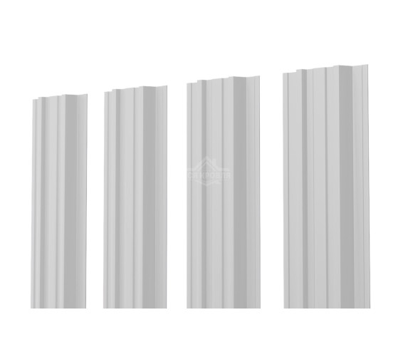 Евроштакетник П-Премиум прямой 0.5 Полиэстер RAL 7035