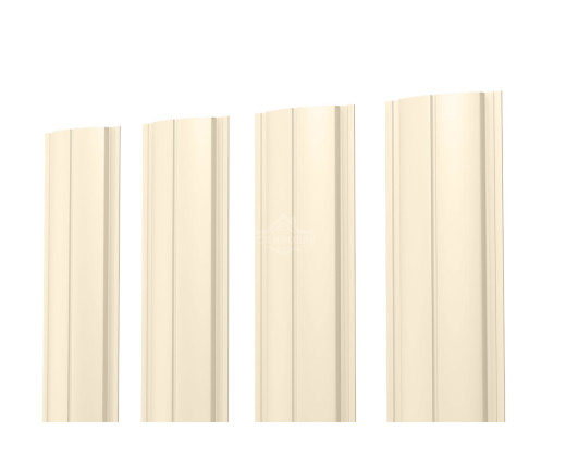 Евроштакетник ПД-образный прямой 0.4 Полиэстер RAL 1015