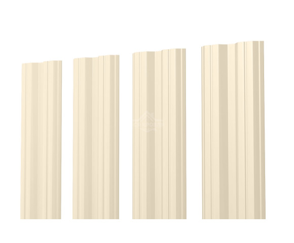 Евроштакетник М-образный 0.4 Полиэстер RAL 1015