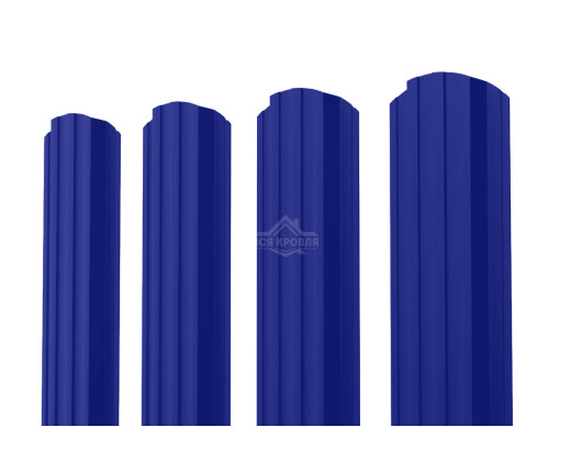 Евроштакетник П-образный фигурный 0.5 Полиэстер RAL 5002
