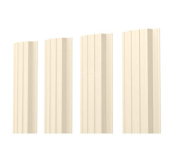 Евроштакетник П-образный прямой 0.4 Полиэстер RAL 1015