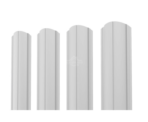 Евроштакетник ПД-образный фигурный 0.5 Полиэстер RAL 7035