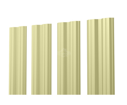 Евроштакетник М-образный 0.5 Полиэстер RAL 1014