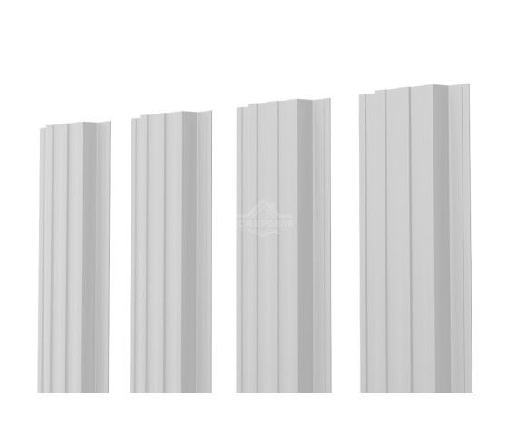 Евроштакетник П-образный прямой 0.5 Полиэстер RAL 7035
