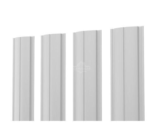 Евроштакетник ПД-образный прямой 0.5 Полиэстер RAL 7035