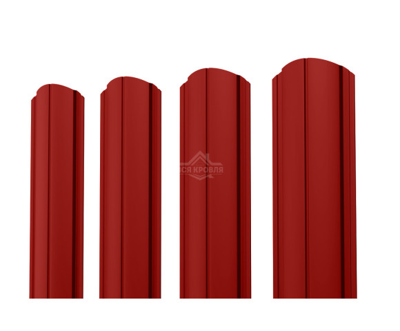 Евроштакетник ПД-образный фигурный 0.5 Полиэстер RAL 3011