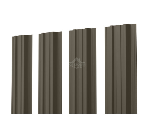 Евроштакетник П-Премиум прямой 0.45 Texture RR-32