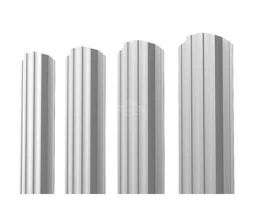 Евроштакетник П-образный фигурный 0.35 Zn