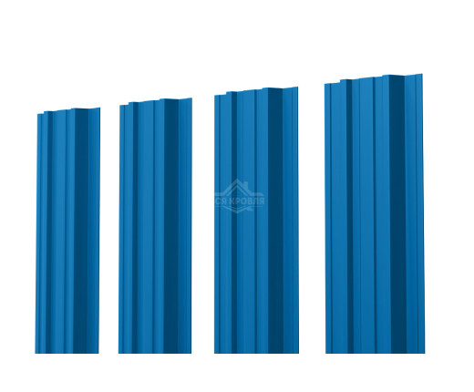 Евроштакетник П-Премиум прямой 0.5 Полиэстер RAL 5005