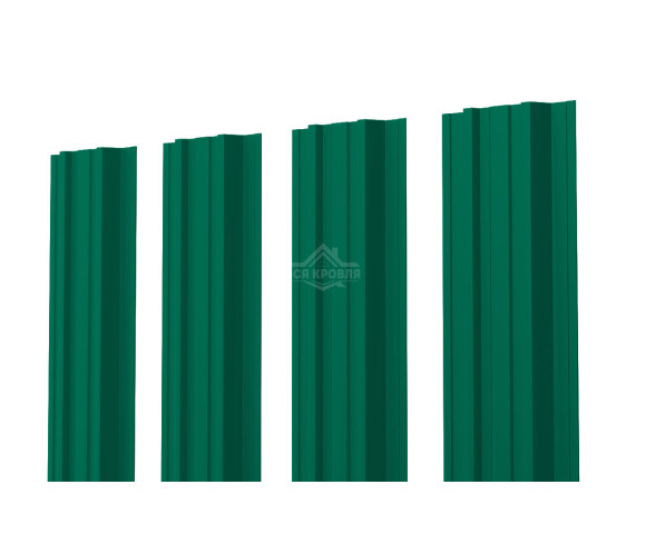 Евроштакетник П-Премиум прямой 0.5 Полиэстер RAL 6029
