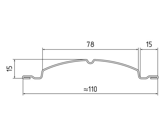 Евроштакетник ПД-образный прямой 0.4 Полиэстер RAL 8017