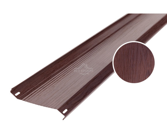 Ламель Classic с микрогофрой 0.5 Printech Темное дерево