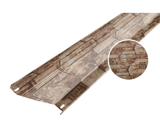 Ламель Classic с микрогофрой 0.5 Printech Дикий камень