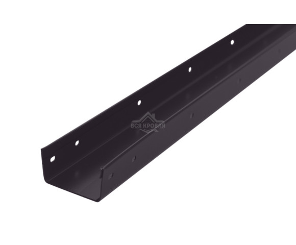 Профиль П-образный 0.5 Полиэстер RAL 9003