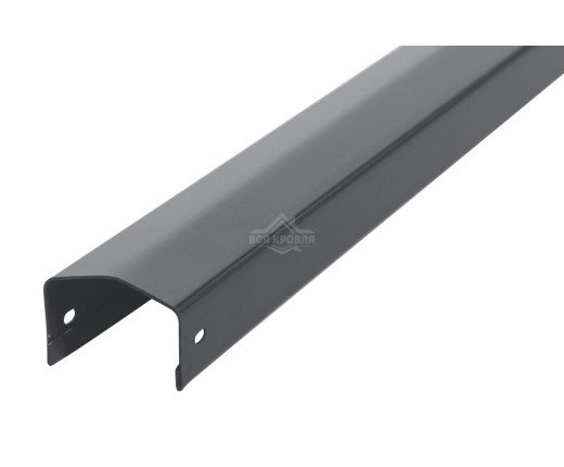 Профиль горизонтальный 0.5 Полиэстер RAL 7024