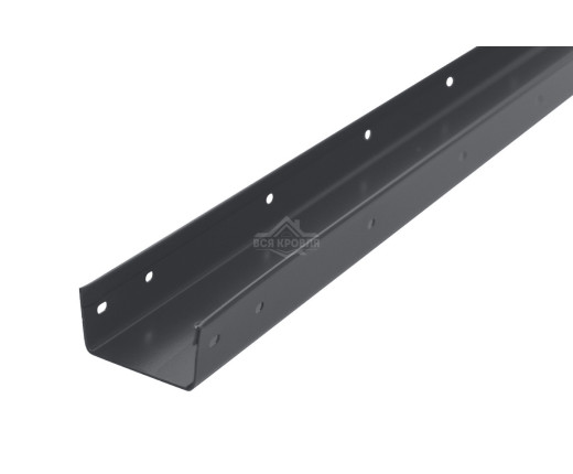 Профиль П-образный 0.5 Полиэстер RAL 7024