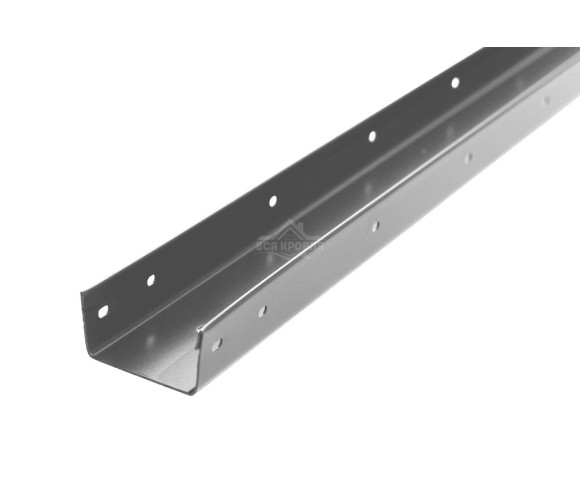 Профиль П-образный 0.5 Полиэстер RAL 9006