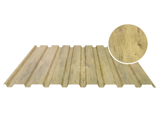 Профнастил стеновой С-20А 0.5 Printech Винтаж светлый