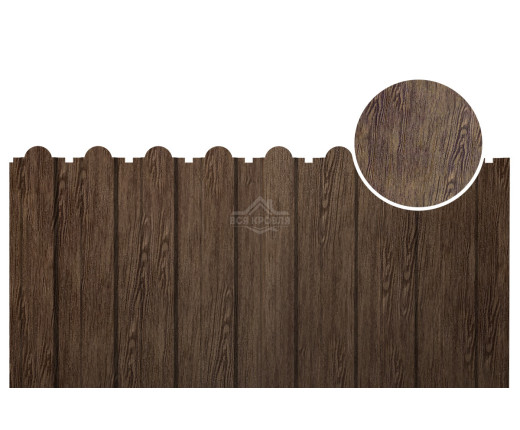 С-20А фигурный 0.5 Printech двусторонний Античный дуб