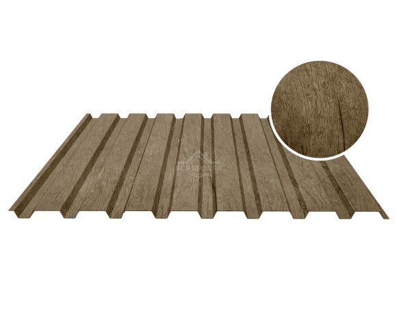 Профнастил стеновой С-20А 0.5 Printech Винтаж темный