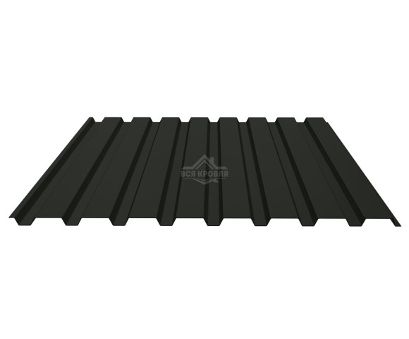 Профнастил стеновой С-20А 0.5 MAT RAL 9005