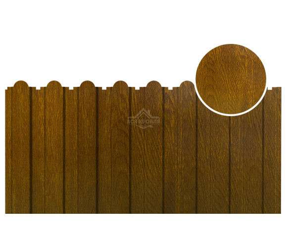 С-20А фигурный 0.5 Printech двусторонний Золотой дуб