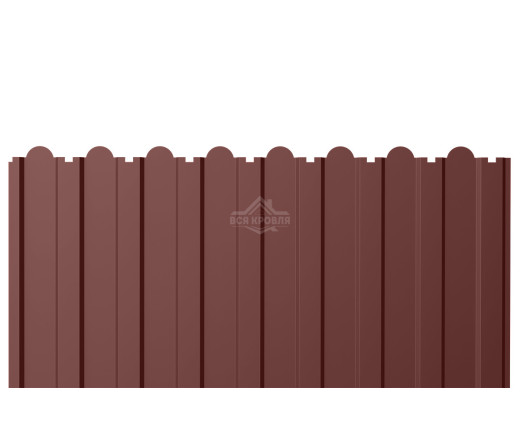 С-20В фигурный 0.4 Полиэстер двусторонний RAL 8017